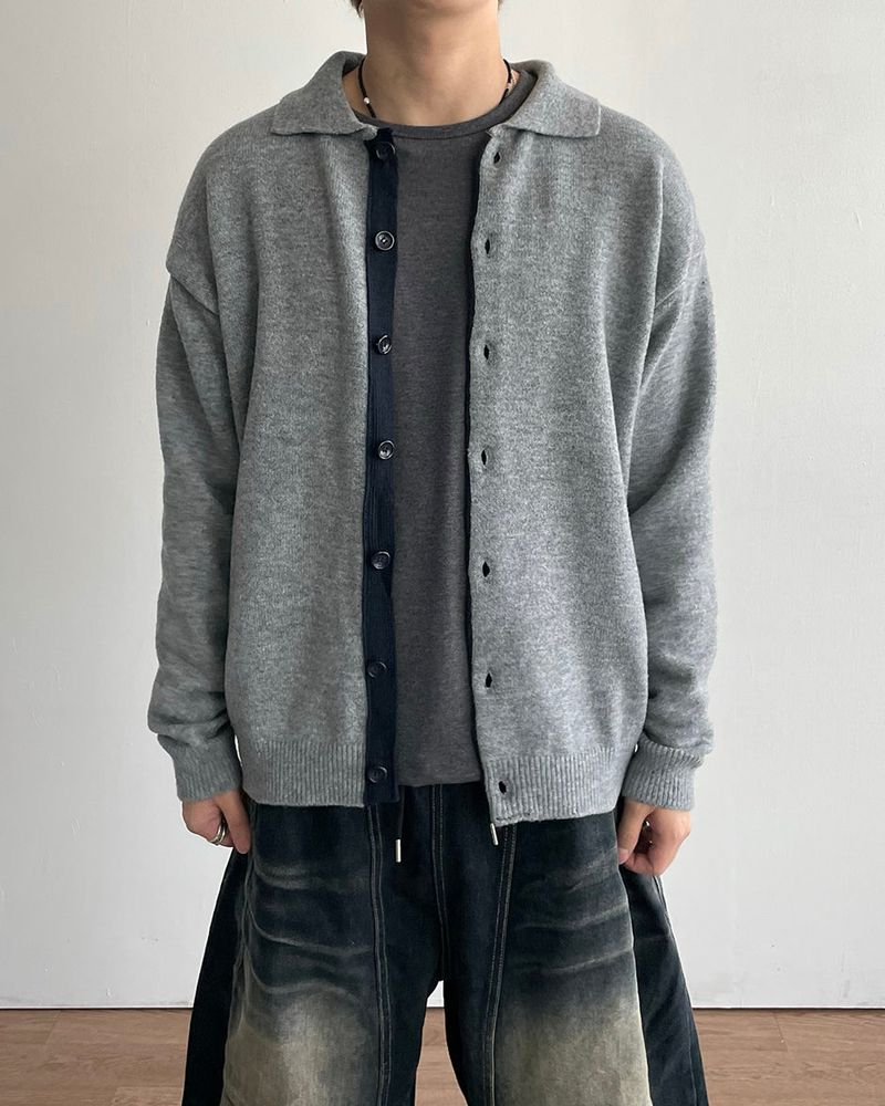 IDF（アイディーエフ）の「Combi Knit Cardigan（Tops）」