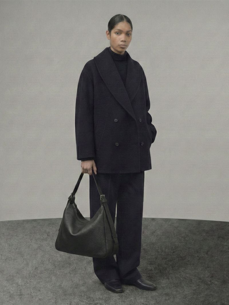 The Mark Large Embossed Black