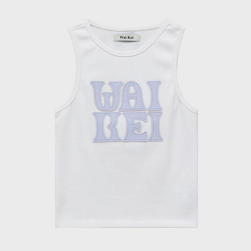 Logo applique sleeveless