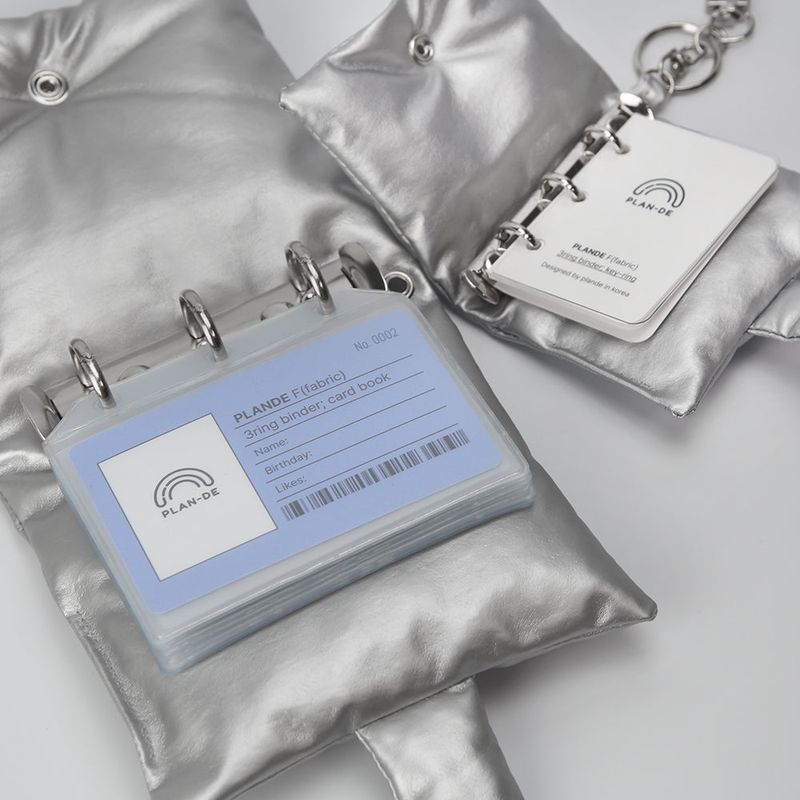 3-Ring Card Book - Silver