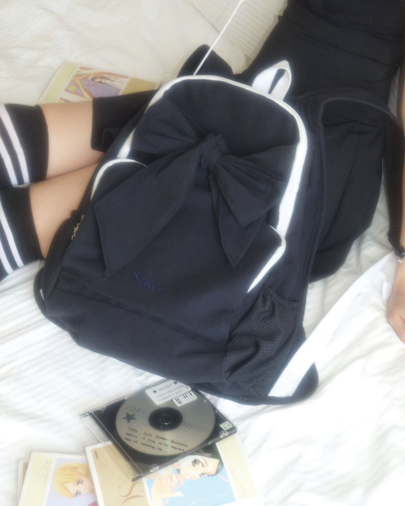 Soft Ribbon backpack _ Navy