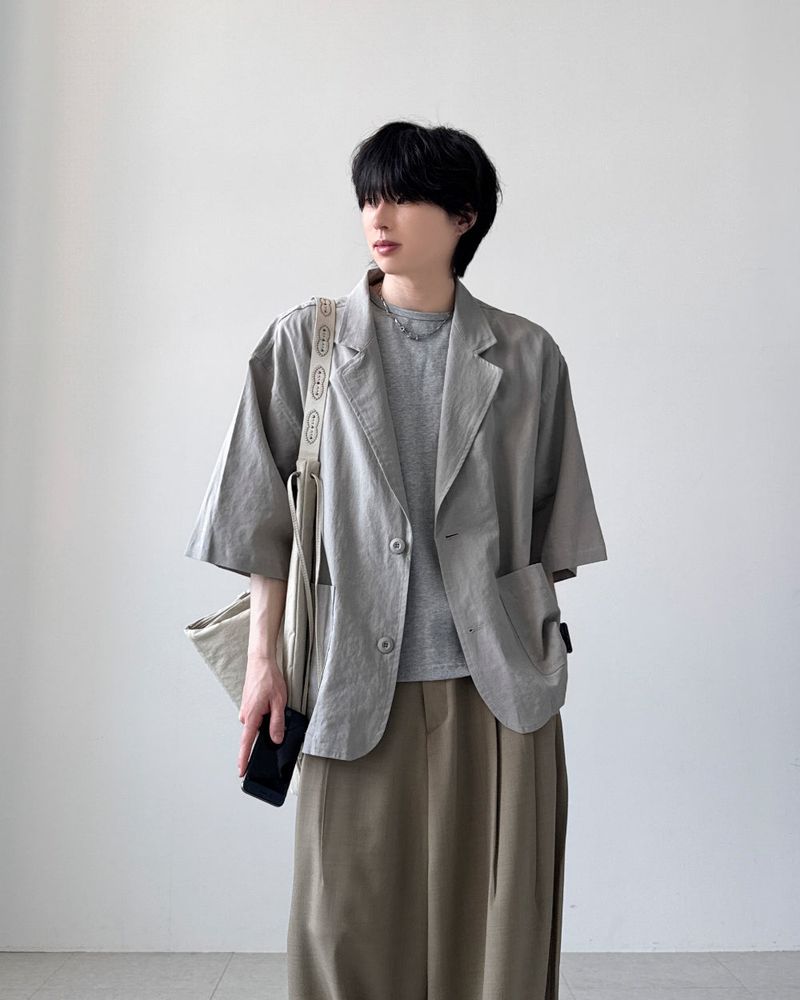 Nomad Linen Half Jacket