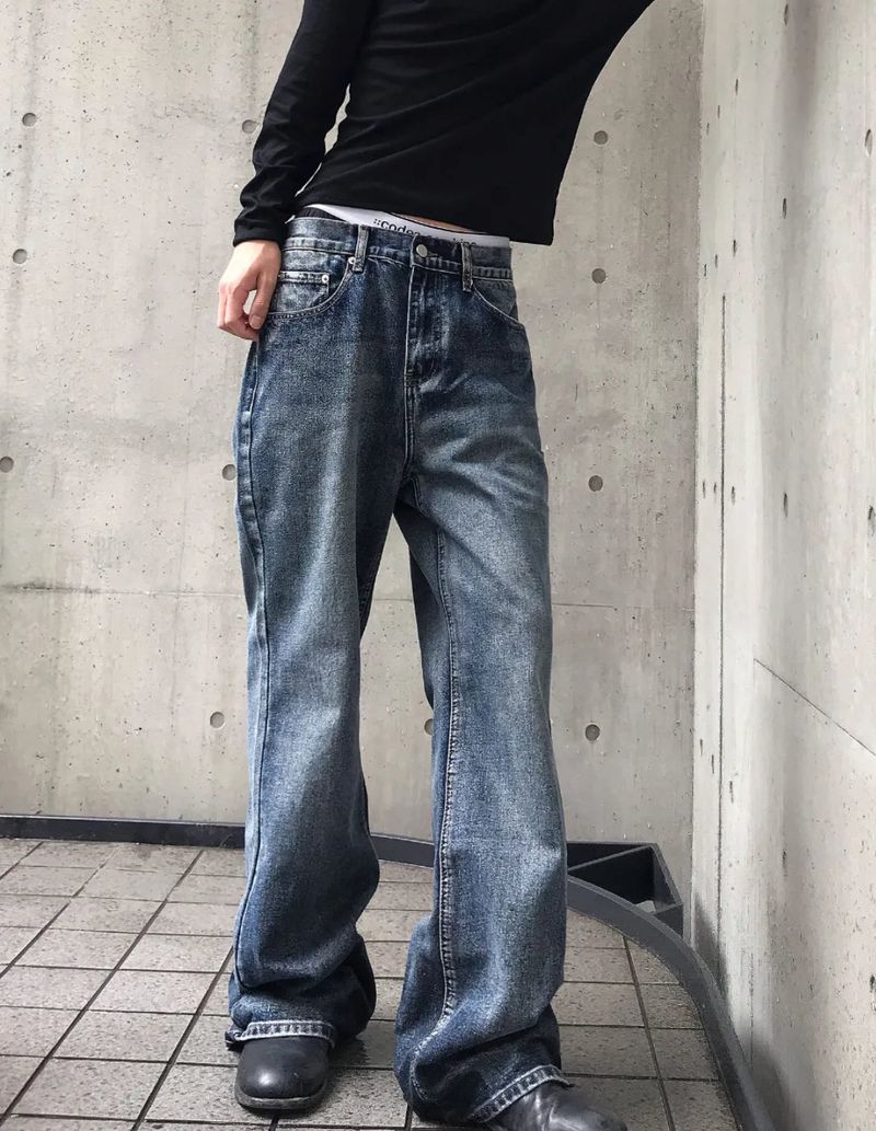 COSYHARU（コシハル）の「ライズ ブルー ジーンズ（パンツ）」