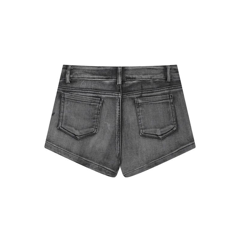 Demi Zip Denim Skort