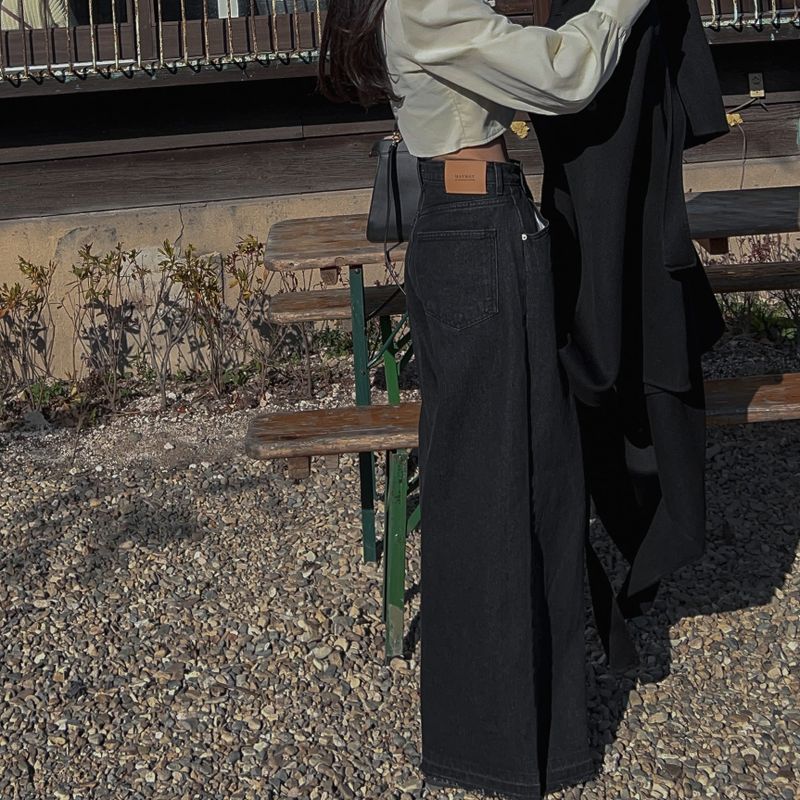 Stone Pintuck Wide Pants