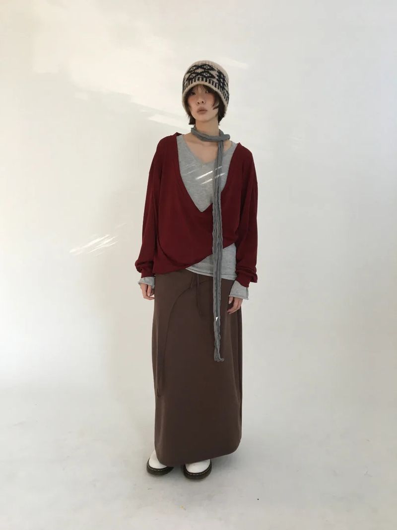Pattah Nordic Knit Hat (4color)