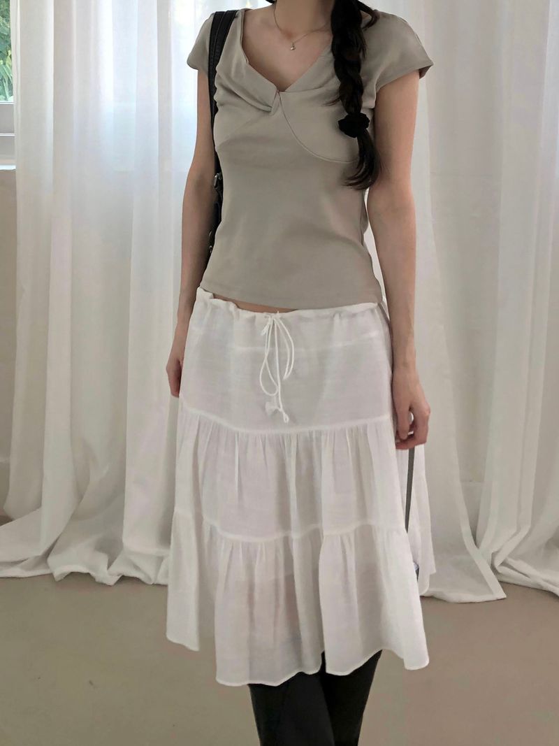 Andy Cancan Midi Skirt (2 colors)