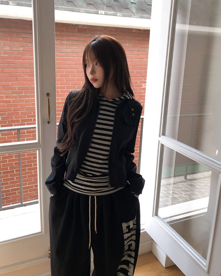 Turns Two-Pocket Biker Jacket