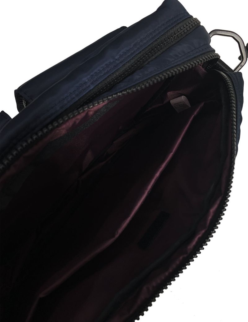 Padded Cargo Pocket Cross Bag (Navy)