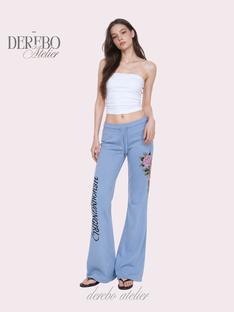 dereborujo（ドレボルゾー）の「Blue Rose Semi-Flare Long Pants（Pants）」