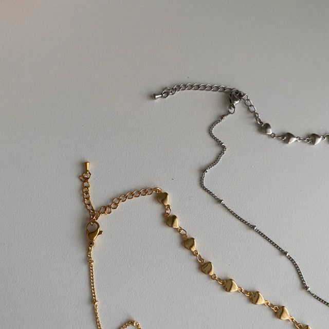 hass Heart Ball Two Way Necklace - 2color