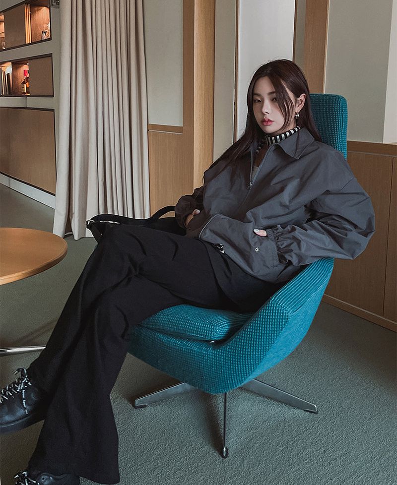 (UNISEX)ショールウィンドジャケット
