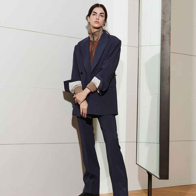  MORGAN BOOTSCUT PANTS, STEEL BLUE