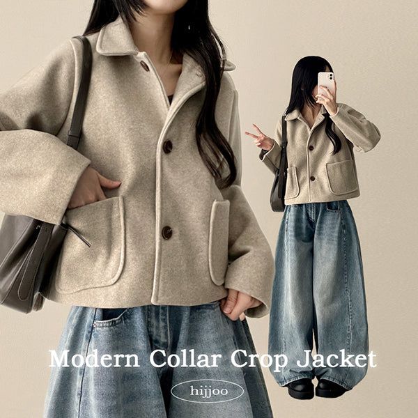 Rein pocket short coat jacket