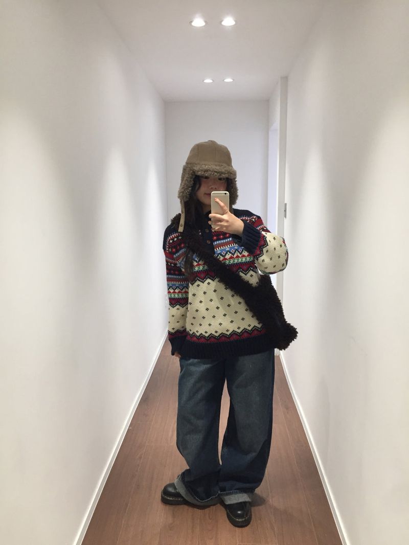 Reversible Boucle Trapper Hat (2 Colors)
