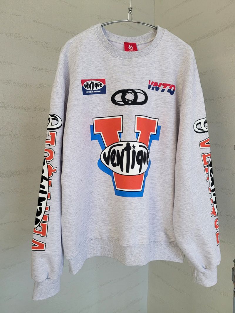 VENTIQUE Racing sweatshirt 2color