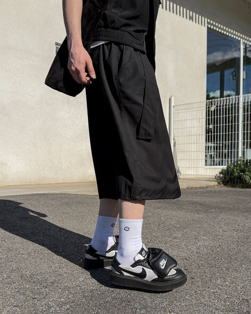 Koz Belted Bermuda Slacks