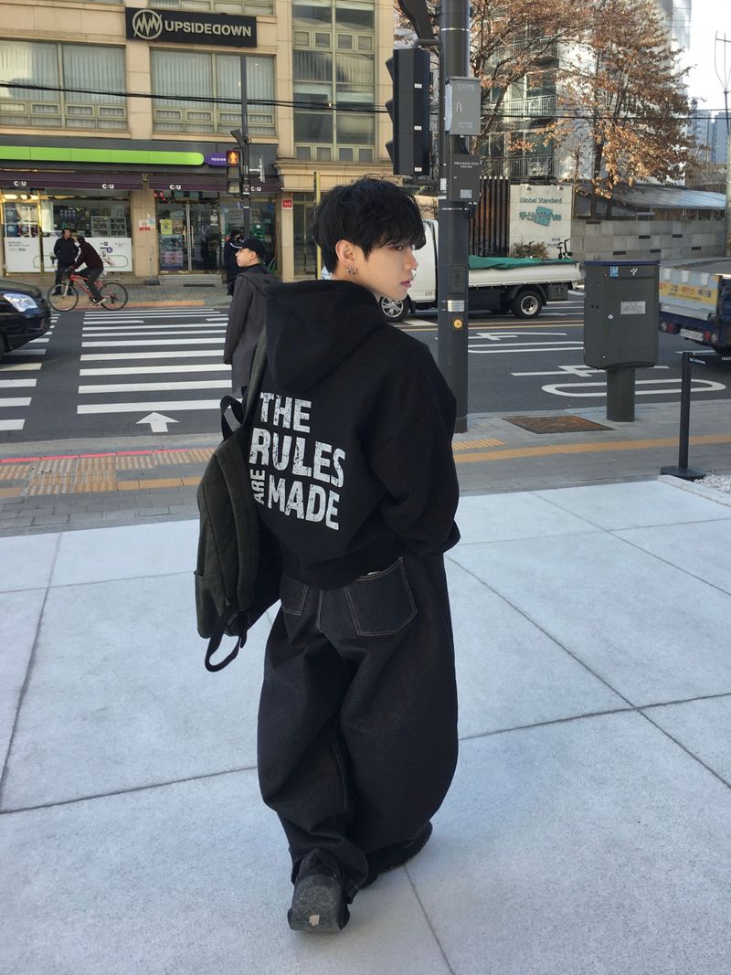 Basic Flag Hooded Zip-Up 4C