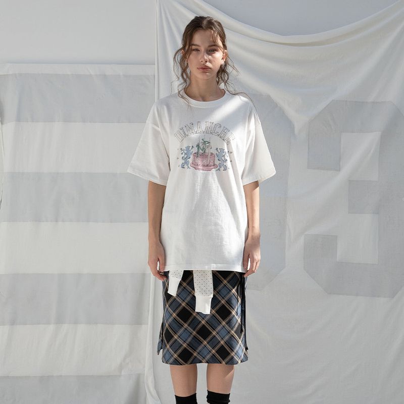 PREPPY CAKE OVERSIZE T-SHIRT