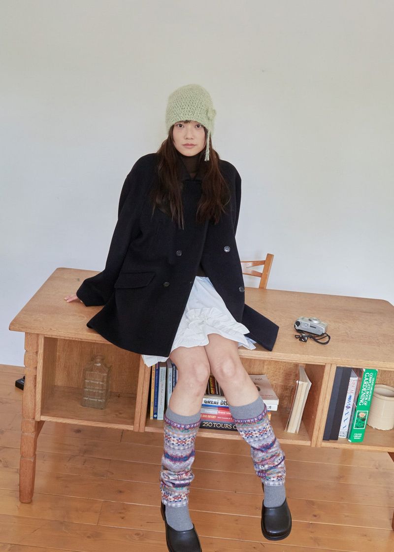 Nordic Knee Socks - Grey