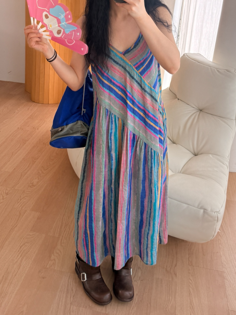 summer vacation long dress