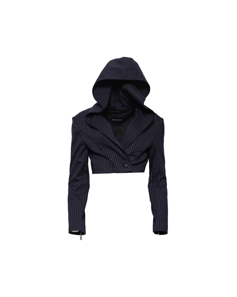 SHADOW HOODED BLAZER