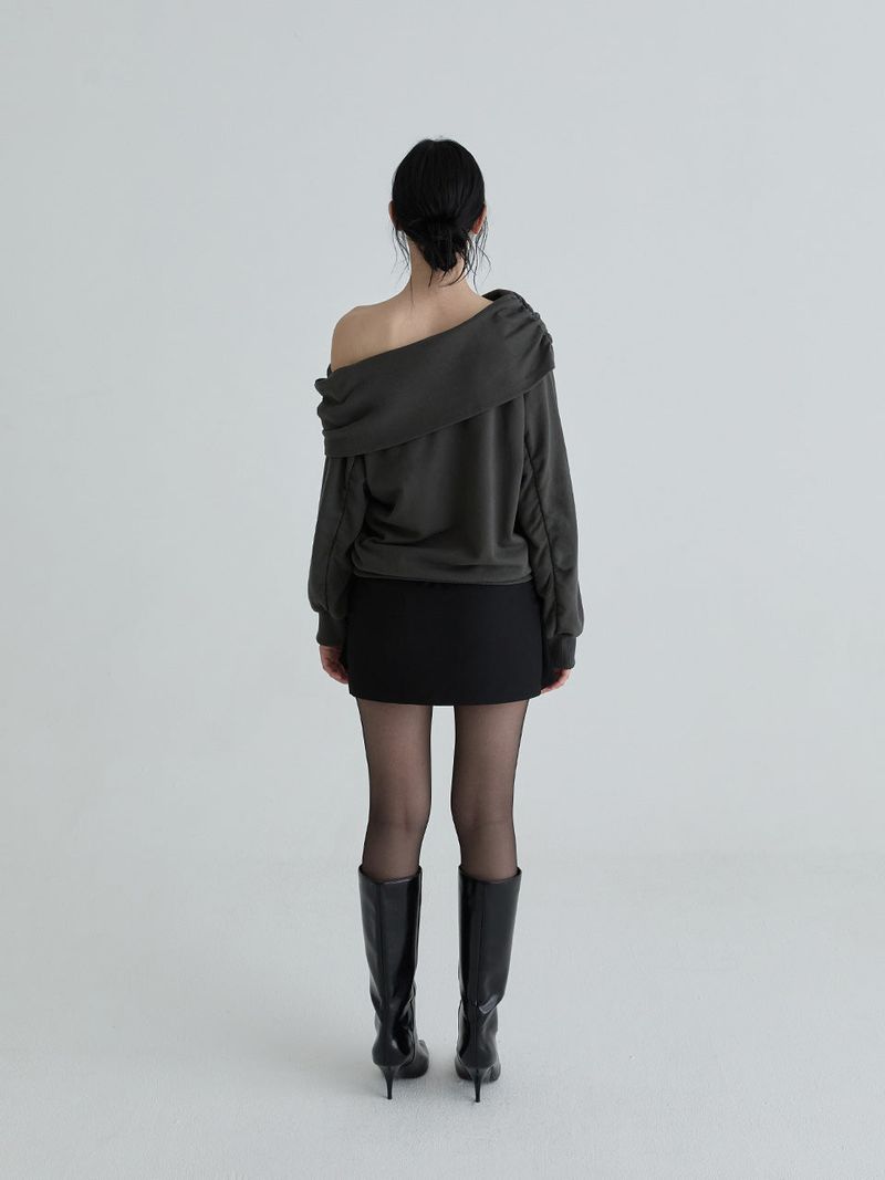 Drape symbol sweatshirts (Charcoal)