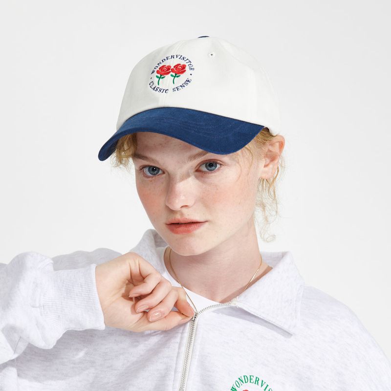 wonder visitor(ワンダービジター)の「Logo two-tone Ball cap(Hats)」