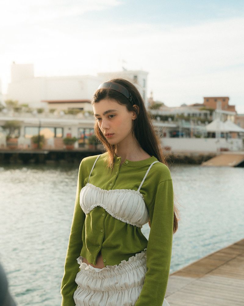Marche sleeveless top_stripe