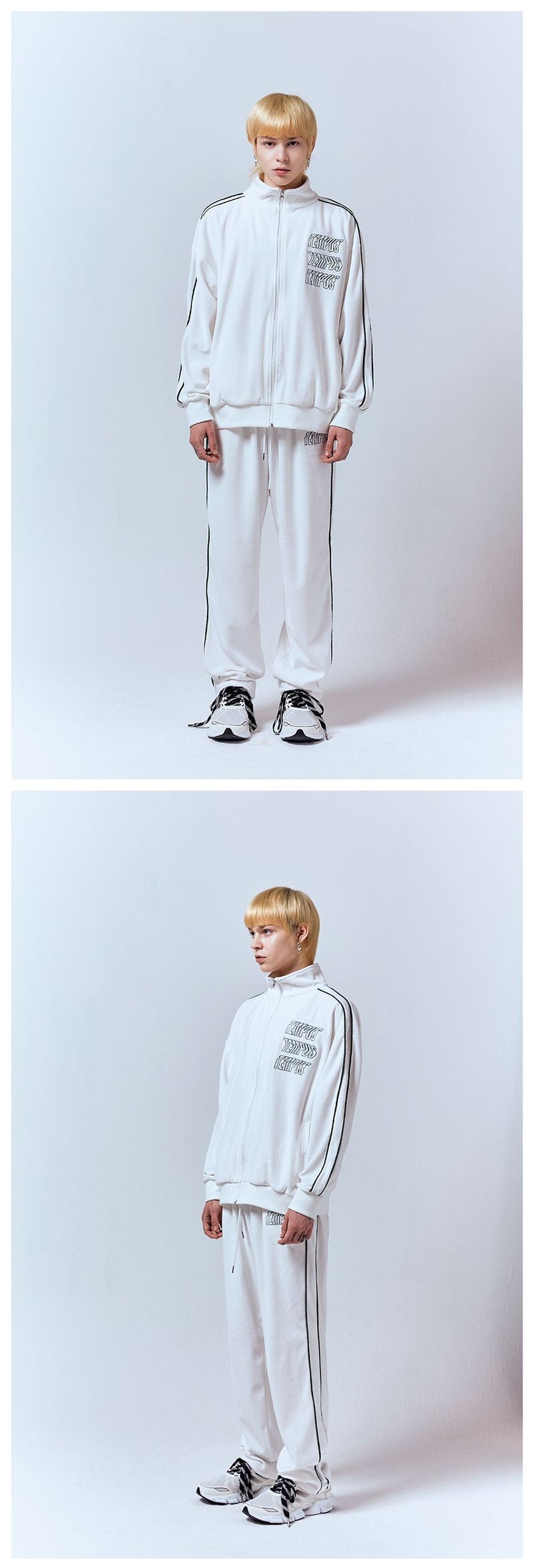 SIGNATURE TRACK PANTS [WHITE]