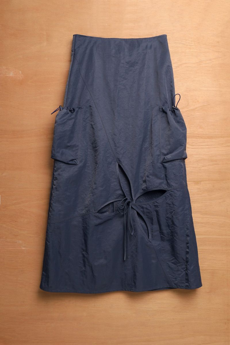 PIA CARGO SKIRT-ETERNAL NAVY