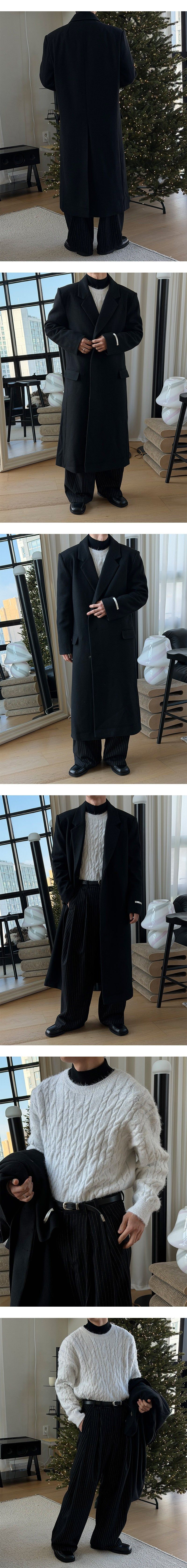 [HANDMADE] Hidden max wool coat(3color)