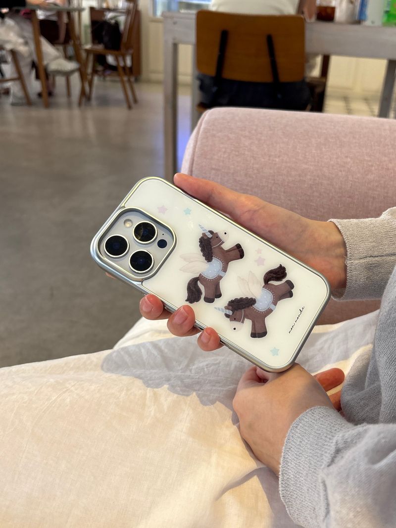 mon monde（モンモンド）の「エンジェル ポニースマホケース（スマホグッズ/小物）」