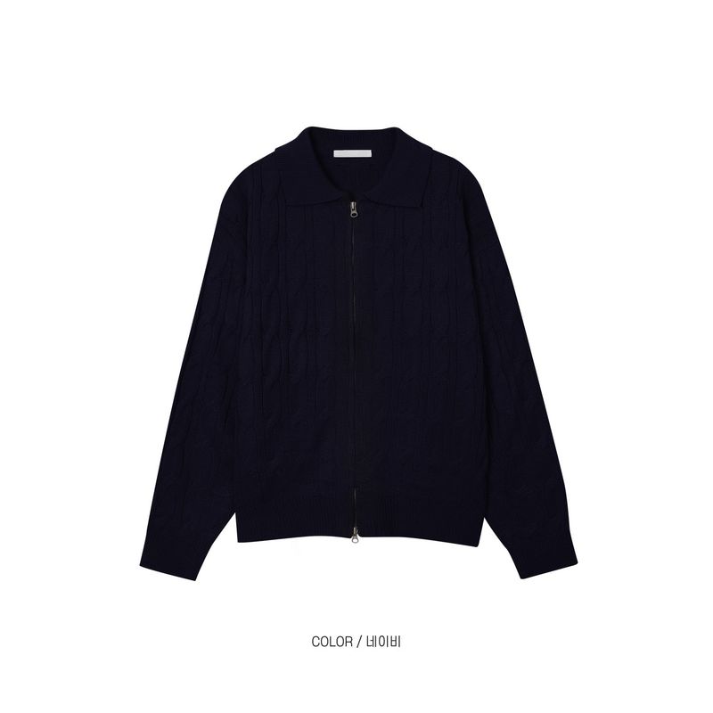 jermi two way zipper kara knit