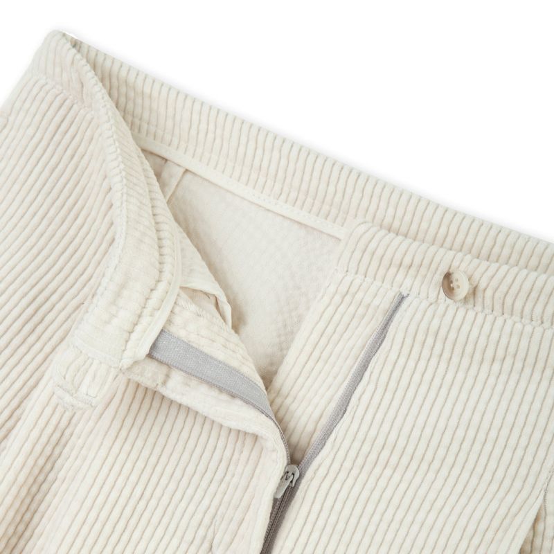 PIN TUCK CORDUROY PANTS