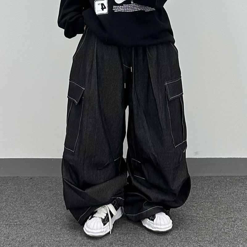 PEARCLAN(ペアクラン)の「big over denim cargo balloon pt(Pants)」