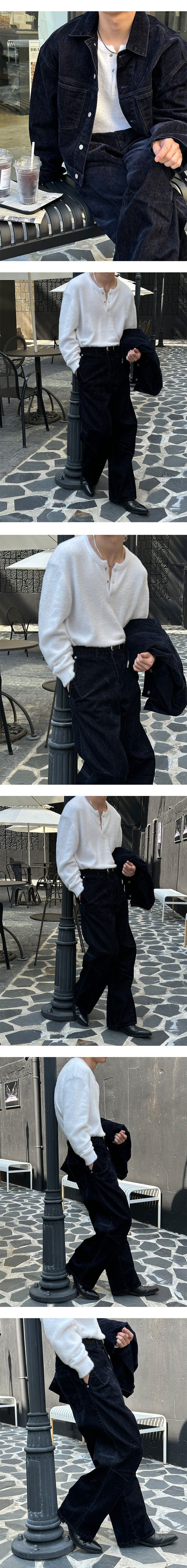 [F/W] ベルベットデニムクロップジャケット(2color)