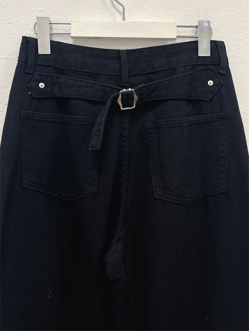 POINT BACK CLIP WIDE PANTS (3C)
