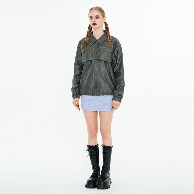 Eco Fur Short Skirt [Lavender]