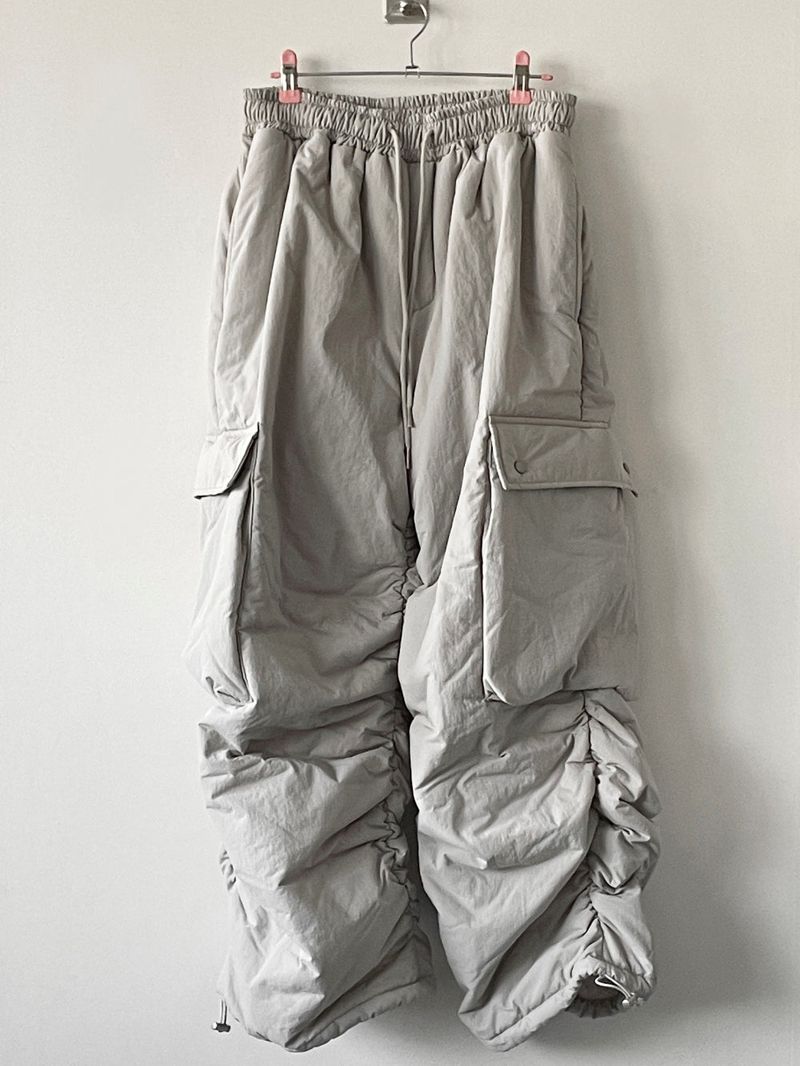 Temperature padding wide pants 