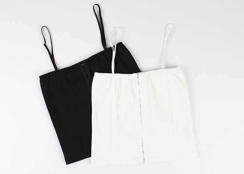 TWILL CORSET TOP