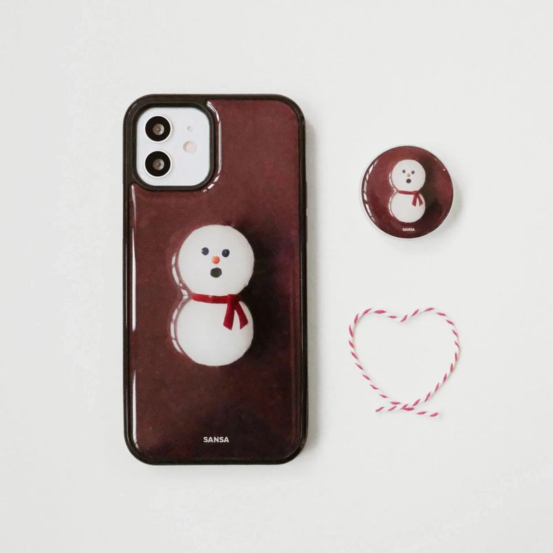 Ong-Simi Snowman_iPhone Galaxy Case(MagSafe)