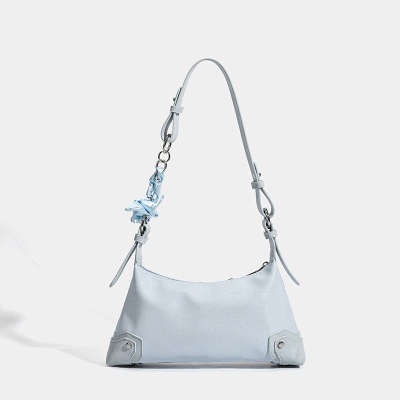 【即日発送】Star Print Ribbon Shirred Shoulder Bag - 2026 New Star Print Point Bag