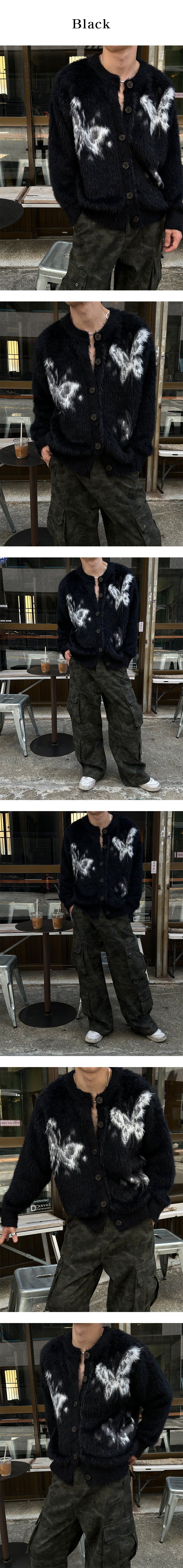 [F/W] Heavy angora fly cardigan(2color)