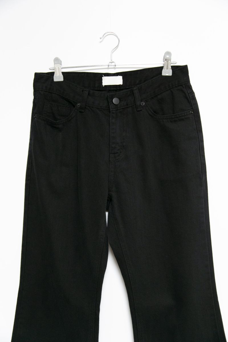 basic semi boots-cut pants(2colors)