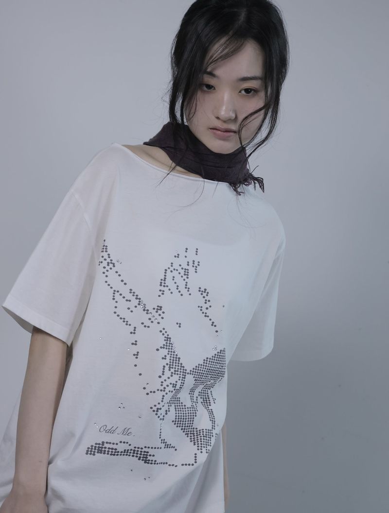 Angel Hotfix T-Shirt -White 