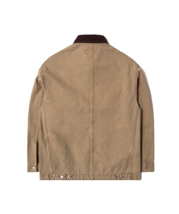 RG Washed Work Chore Jacket (Beige)