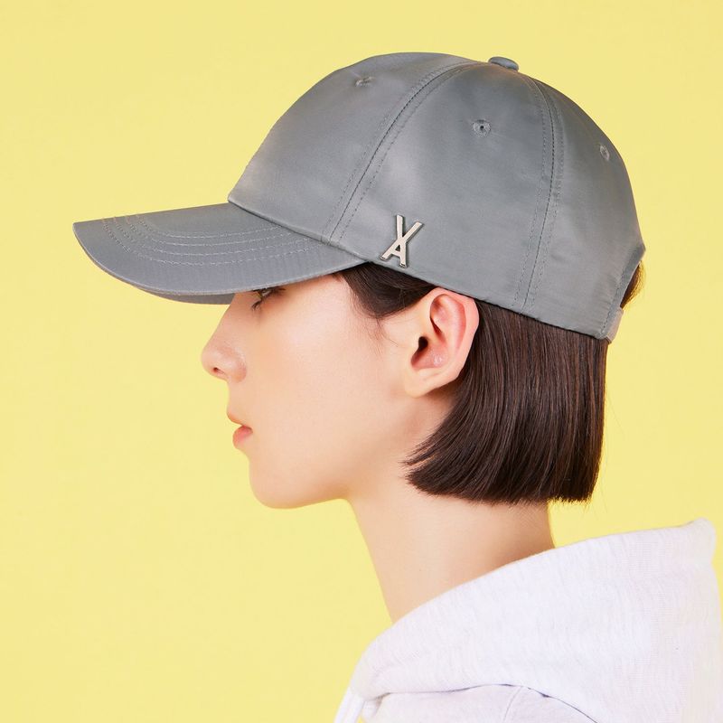 VARZAR(バザール)の「Stud Logo Over Fit Poly Ball Cap Gray(Hats)」