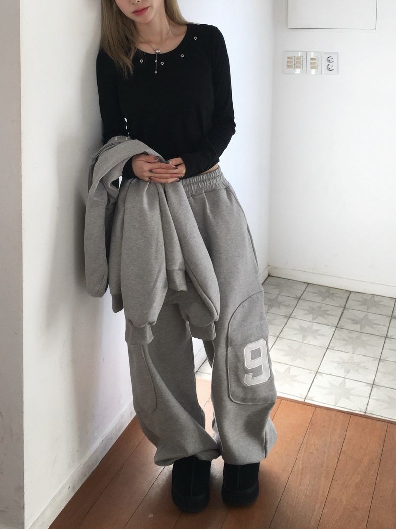 [SET] 99 Round Cargo Sweatpants (3c)
