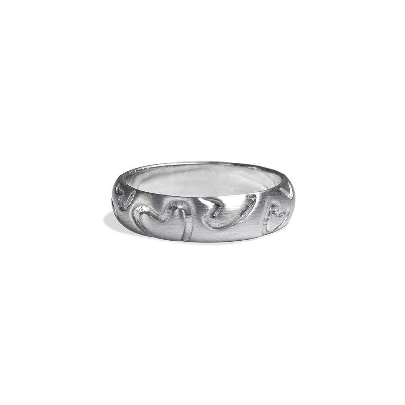 HEART TARGET RING (MATTE)